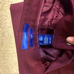 Maroon slacks